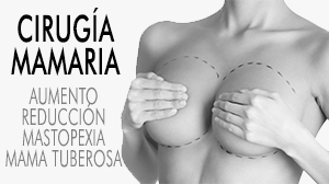Cirugía mamaria: aumento, reducción, mastopexia, mama tuberosa